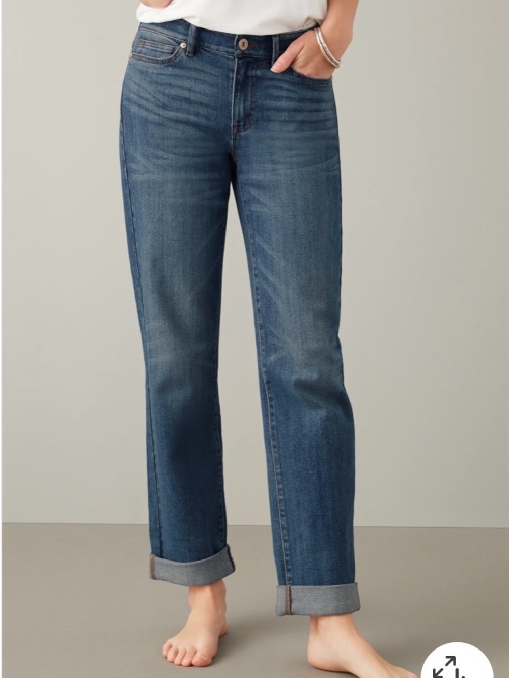 J. Jill Relaxed Fit Boyfriend Jeans Size 6